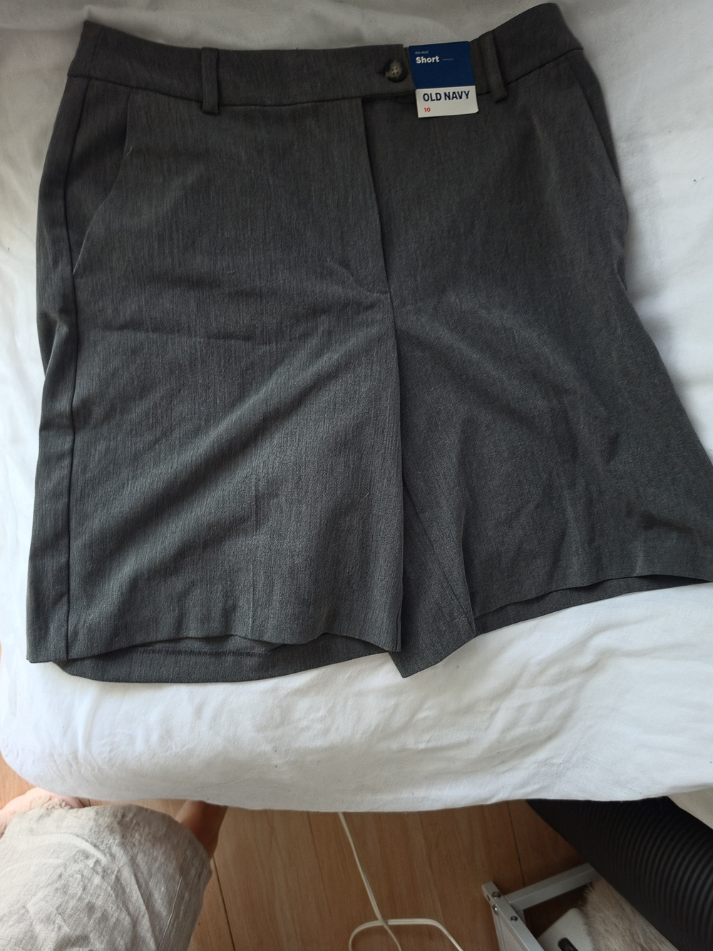 Old Navy Charcoal Gray Tailored Shorts